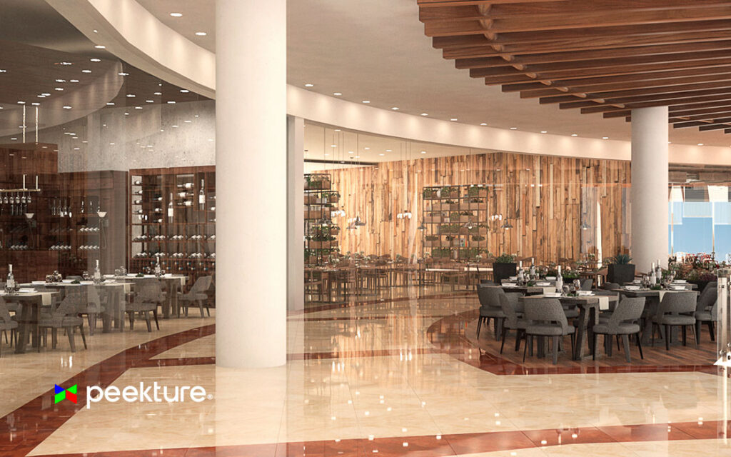 Render Centro Comercial Peekture Studio