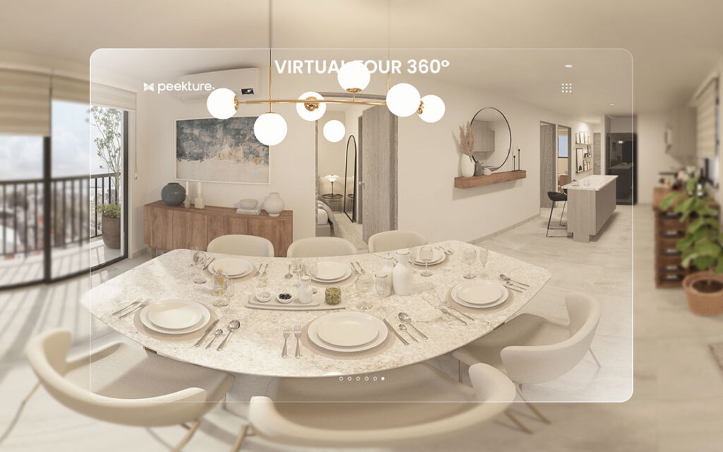 Virtual Tour 360 Departamento Peekture Studio