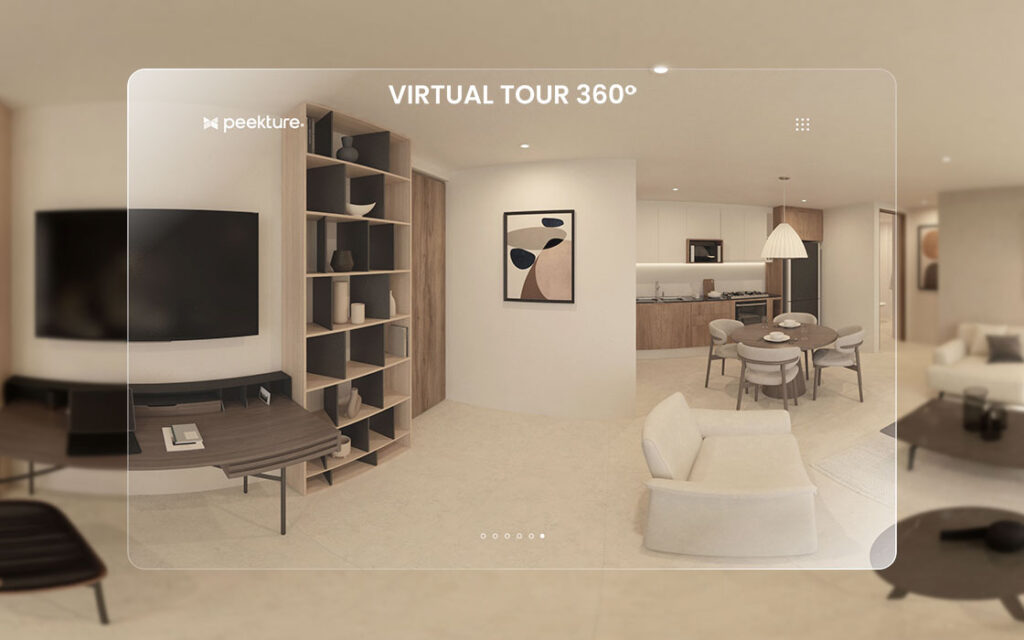 Virtual Tour 360 Interiorismo Peekture Studio